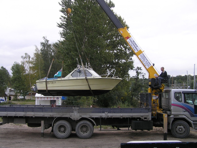 Доставка лодки из Самары в Пермь